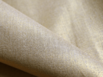 Tissu enduit  au mètre lin doré