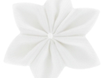 Barrette fleur étoile 4 blanc