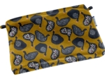 Mini pochette tissu poule à facette