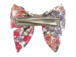 Barrette Mini Noeud Papillon porcelaine rosée