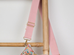 Bandoulière étroite vieux rose
