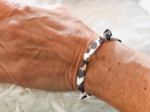 Bracelet tissu Lisa leopard