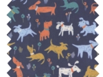 Tissu enduit  au mètre copain canin
