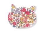Barrette miaou porcelaine rosée