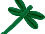 Barrette libellule vert vif