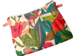 Mini pochette plissée fleurs des iles