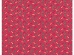 Coupon tissu 50 cm ex2252 houx rouge