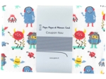 Coupon tissu 1 m petits monstres