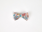 Barrette ruban petit  mille et une fleurs