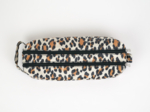 Trousse double compartiment leopard