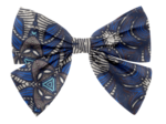 Barrette noeud papillon ethnique