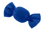 Petite barrette mini bonbon bleu navy