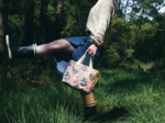 Sac Lunch Isotherme cerise en fleur