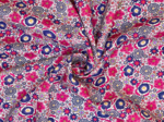 Tissu coton au mètre ex2543 lavandula fuchsia