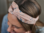 Bandeau vintage oiseau bandana
