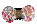 Barrette Noeud Anti-Glisse porcelaine rosée