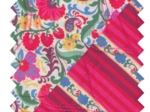 Tissu matelassé ex2645 matelassé folk multicolore