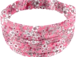Bandeau fichu Enfant violette rose
