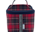 Petit vanity tartan rouge