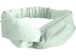 Bandeau croisé gaze vert d'eau