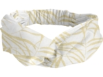 Bandeau croisé ramage or