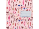 Protège carnet de santé herbier rose