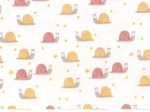 Coupon tissu 1 m le bal des escargots ex1084