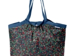 Sac cabas taille moyenne plissé  tulipes