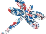 Barrette libellule london fleuri