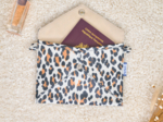 Pochette enveloppe moyenne leopard