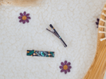 Petite barrette croco birdy