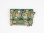Mini pochette porte-monnaie safari kaki