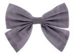 Barrette noeud papillon gaze lilas