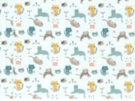 Coupon tissu 1 m vie de chats ex1092