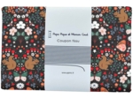 Coupon tissu 1 m casse noisette