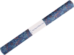 Coupon tissu enduit de 35cm  ex2245 badiane bleue