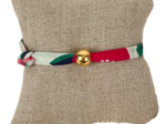 Bracelet tissu Lisa 7mm agrumes pop
