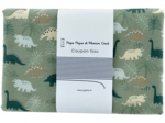 Coupon tissu 1 m jurassic dino