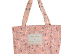 Sac tote bag pliable oiseau bandana