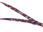 Porte-clés collier pavot  fuchsia