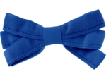 Barrette noeud ruban bleu navy