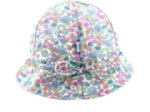 Chapeau soleil charlotte pastel fleuri
