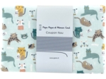 Coupon tissu 1 m vie de chats ex1092
