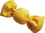 Petite barrette mini bonbon jaune ocre
