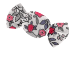 Petite barrette mini bonbon serenade rouge gris