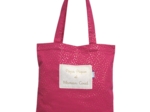 Sac tote bag etoile or fuchsia