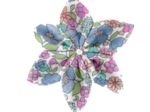 Barrette fleur étoile pastel fleuri