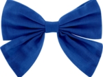 Barrette noeud papillon bleu navy