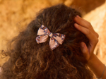 Barrette noeud papillon palmeraie