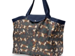 Grand sac cabas en tissu kaléidoscope